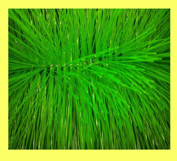 20 Stück Filterbürste grün fein 80 cm lang Teichbürste Koiteich Teichfilter