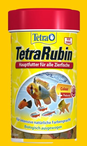 TetraRubin 100 ml Fischfutter steigert Farbenpracht Tetra Rubin Flockenfutter