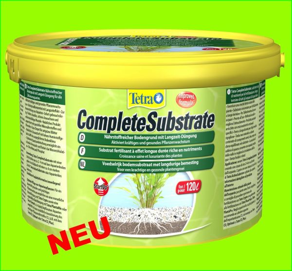 Complete Substrate 5 kg NEU mit Eisendepot Bodengrund Nährboden für 100-120 L