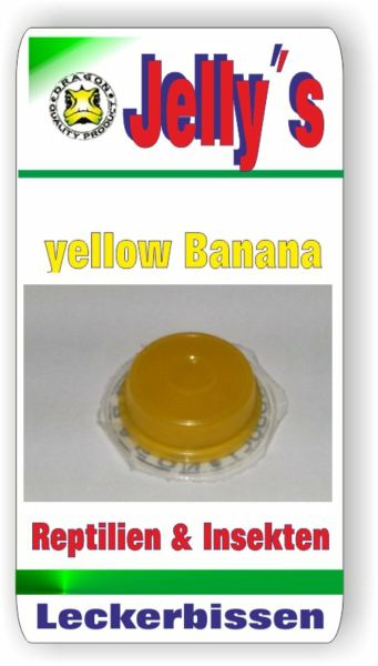 Jelly Food Dragon 20x16gr Fruchtgelee Banane für Reptilien Käfer Insekten Vögel