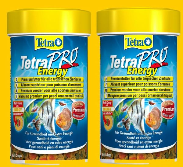 TetraPro Energy 2x500 ml Premium Fischfutter steigert die Farbenpracht u Energie