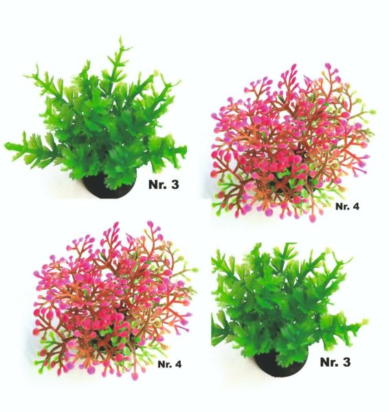 Aquarium Wasserpflanze je 2 St N3 u. N4 Kunststoff Aquarienpflanze Nano ca 4-5cm