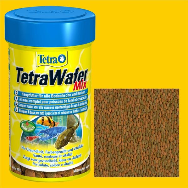 Tetra Wafer Mix 250ml Fischfutter Hauptfutter-Mix für Bodenfische und Krebse