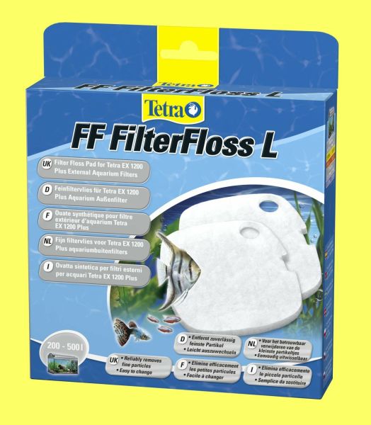 FF Filterfloss L für Tetra Aquarium Außenfilter EX plus 1200 Tetratec