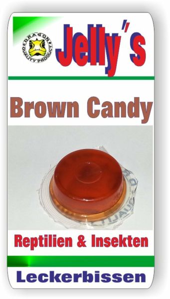 Jelly Food Dragon 8x16gr Fruchtgelee Brown Candy für Reptilien Käfer Insekten