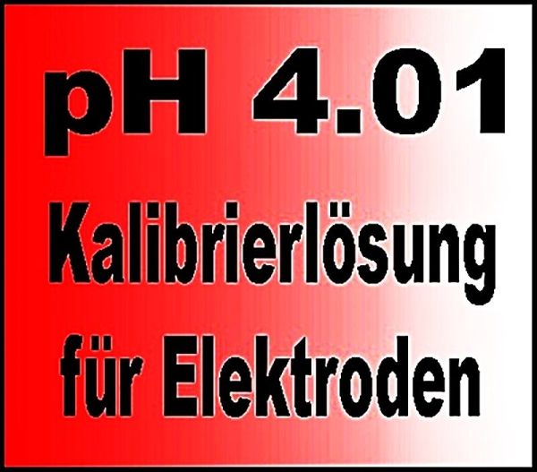 Kalibrierlösung Pufferlösung pH 4.01 für pH Elektroden 70 ml €10,71/100ml