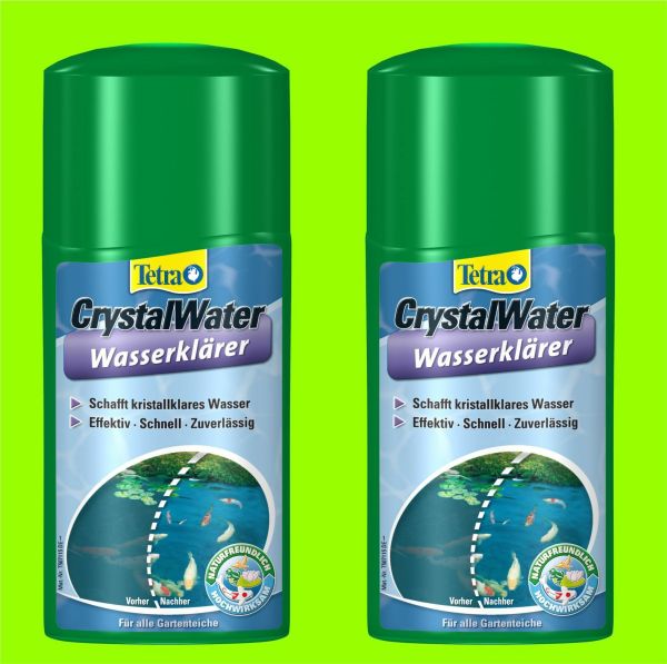 Crystal Water 2x1 LiterTetra Pond schafft kristallklares Wasser im Teich