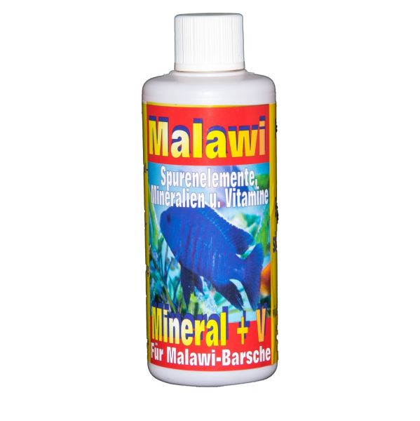 Malawi 100 ml. Mineral + V für alle Malawi-Buntbarsche u.a. afrikanische Barsche
