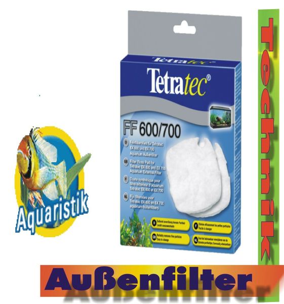 Feinfiltervlies FF Tetratec für Tetra EX Aquarium Außenfilter 400/600/700/800