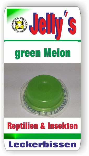 Jelly Food Dragon 20x16gr Fruchtgelee Green Melone f Reptilien Käfer Insekten
