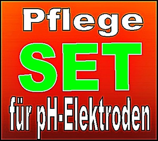 Elektroden Pflegeset pH 7.01 u 4.01 u KCL Lösung je 70 ml €6,62/100ml